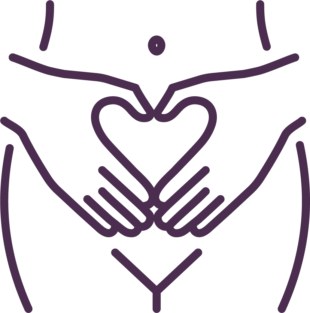 Uterus with Hands Icon