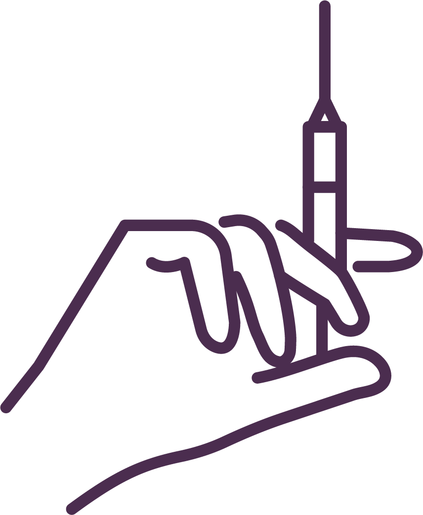 Syringe in Hand Icon
